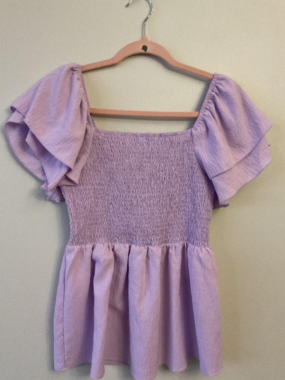 Heytalala shirt with ruffled sleeves